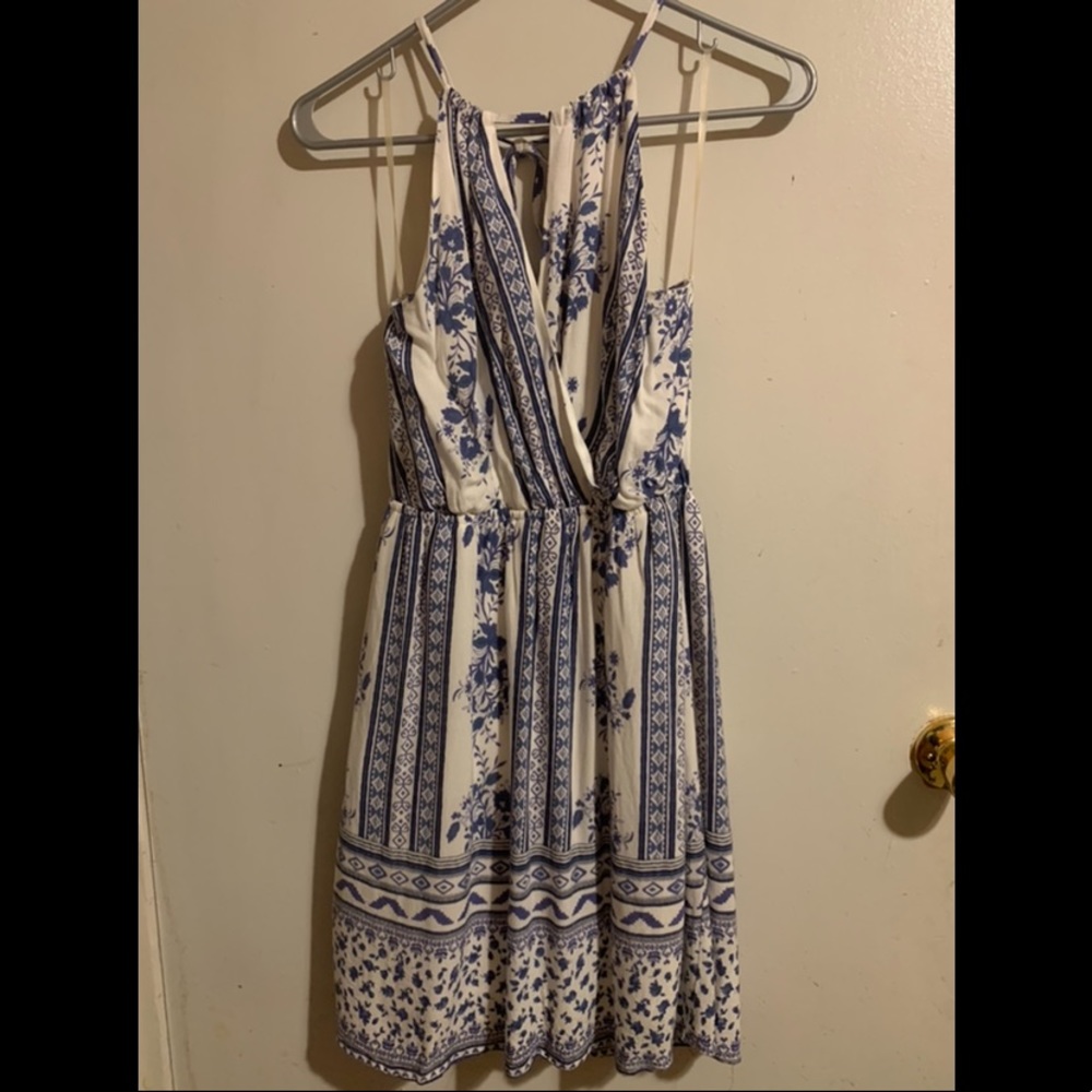 High neck dress